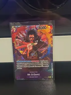 Mr.5 (Gem) (Alternate Art) OP04-072 Kingdoms of Intrigue Foil - Image 1