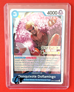 Donquixote Doflamingo Judge Promo Vol. 5 One Piece Foil Stamped Promo OP07-048 - Image 1