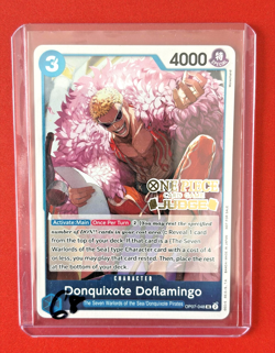 Donquixote Doflamingo Judge Promo Vol. 5 One Piece Foil Stamped Promo OP07-048 - Image 2