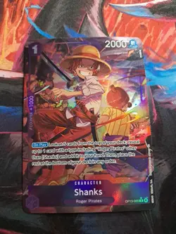 One Piece TCG Shanks (065) (Alternate Art) OP13-065 Carrying On His Will Foil - Image 1