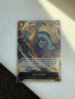 Crocodile Alternate Art Foil OP14-120 The Azure Sea's Seven One Piece - Image 3