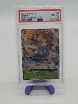 PSA 10 O-Nami OP06-101 Alt Art Wings of the Captain 2024 One Piece English - Image 1