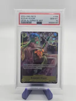 One Piece Kozuki Hiyori Alternate Art Op06-106 Psa 10 - Image 1