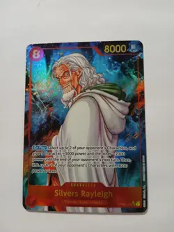 One Piece CCG Silvers Rayleigh OP08-118, Two Legends Sec Alt Art - Image 1