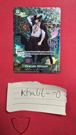 One Piece: Dracule Mihawk - OP12-030 (SP) - The Azure Sea’s Seven (OP14) - Image 1