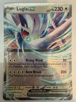 Pokemon Lugia ex Classic Collection Trading Card Game Classic 017/034 NM - Image 1