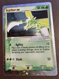 Scyther EX 102/109 Holo 2003 Pokemon Ruby & Sapphire Ultra Rare 🔥 - Image 1