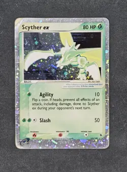 Scyther ex 102/109 Ruby and Sapphire Holo - Vintage Pokemon TCG Card - Image 1