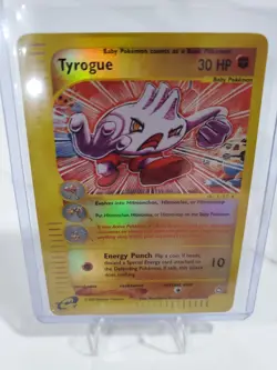 Tyrogue 063/147 Aquapolis Reverse Holo MP Pokemon TCG - Image 3