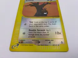 Pokemon Card - Reverse-Holo Sentret 107/147 Aquapolis *MP* e-Card Common - Image 2