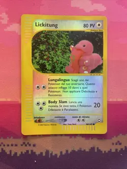 Pokemon Card Lickitung Aquapolis Reverse Holo ITALIAN Common 90/147 Near Mint - Image 1
