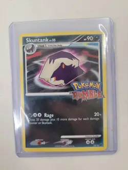 Pokemon Card Skuntank 13/16 Pokemon Rumble - Moderately Played - Image 1