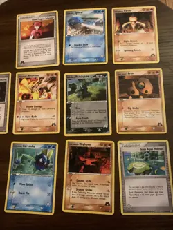 Pokemon TCG Team Magma Vs Team Aqua Mixed Lot Light Play 19 Cards - Image 1