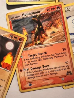 Pokemon TCG Team Magma Vs Team Aqua Lot 13 Cards Walrein Aggron Holo, Groudon HP - Image 5
