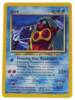 Jynx 31/64 Uncommon Non Holo Neo Revelation Pokemon Card NM With eBay Ship - Image 1