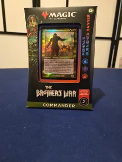 MTG: The Brothers' War Commander Deck - Mishra's Burnished Banner - New, Sealed - Image 1