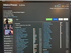 MTG Sealed Commander Deck The Brothers War Mishra's Burnished Banner - Image 5