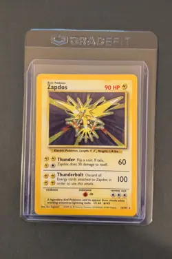 🟡 Zapdos 16/102 🟡 Holo Rare Base Set Pokemon Card TCG - Image 3