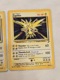 3 Pokemon Zapdos Holo 16/102 Base Set 1999 Card Tcg Rare NM Vintage Unlimited - Image 4
