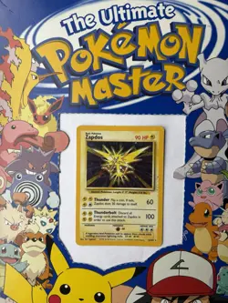 Pokemon TCG Zapdos Holo Rare Card Base Set 16/102 - Image 1