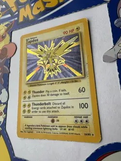 Pokemon TCG Zapdos Holo Rare Card Base Set 16/102 - Image 5