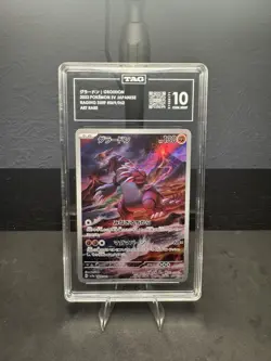 TAG 10 GEM MINT Groudon AR 069/062 sv3a Raging Surf Japanese Pokemon Card - Image 1