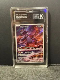 TAG 10 GEM MINT Groudon AR 069/062 sv3a Raging Surf Japanese Pokemon Card - Image 1