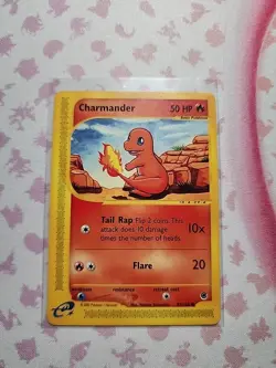 Pokemon Expedition Common Charmander Card No.97/165 - Image 1