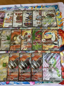 Pokemon Cards Full Art Lot Scarlet Violet Sword Shield NM Full Art Rare V ex - Image 4