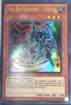 Yugioh RYMP-EN089 The Six Samurai - Yariza Card Game TCG CCG - Image 1