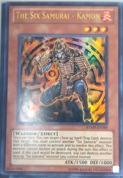 Yugioh RYMP-EN089 The Six Samurai - Kamon Card Game TCG CCG - Image 1