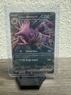 Team Rocket's Nidoking EX 119/182 - Destined Rivals - Pokemon Card - Near Mint - Image 1