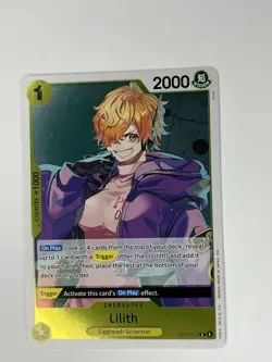 Lilith OP13-113 Foil Rare Carrying On His Will One Piece Card Game - Image 1
