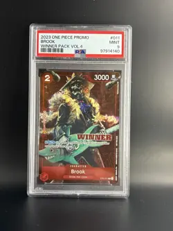 Brook ST01-011 Winner Pack Vol.4 One Piece Tournament Promo Card English Edition - Image 1