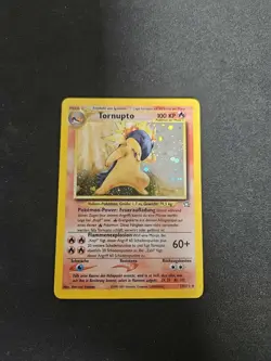 Pokemon Card - GERMAN Tornupto Typhlosion Neo Genesis 18/111 Holo Rare - Image 1