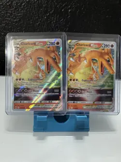 2 Pokemon TCG Charizard VSTAR Crown Zenith Holo Ultra Rare Card 019/159 - Image 1