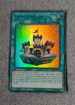 DLCS-EN074 Toon Kingdom Ultra Rare 1st Edition NM Yugioh Card - Image 1