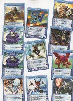 Chaotic lot #012. Lot of 11 Overworld creature cards. All MAX Energy - Image 1