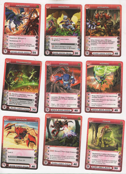 Lot #0663. 9 Chaotic Underworld cards . - Image 1
