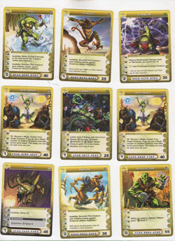 Lot #0673. 9 Chaotic Mipedian cards . - Image 1