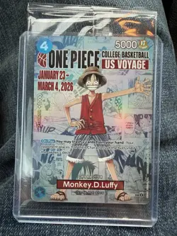 Gonzaga One Piece Limited Edition Collaboration Card Monkey.D.Luffy - Image 1