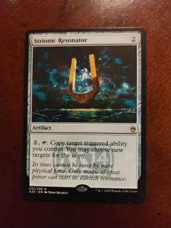 MTG Strionic Resonator Magic Masters 25 Regular Card Near Mint NM - Image 1
