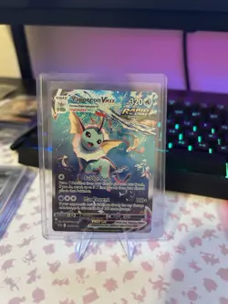 Vaporeon Vmax SWSH182 Black Star Promo Sword Shield Full Art Holo Pokemon Card - Image 1