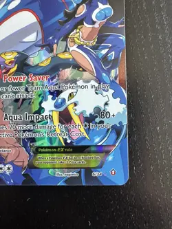 Pokemon TCG Team Aqua's Kyogre-EX Double Crisis Holo Card 6/34 - Image 4