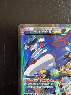 Pokemon TCG Team Aqua's Kyogre-EX Double Crisis Holo Card 6/34 - Image 5
