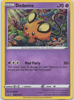 Dedenne SWSH080 SWSH: Sword & Shield Promo Cards Holo - Image 1