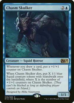 FOIL Chasm Skulker MTG Magic CORESET 2015 M15 NM - Image 1