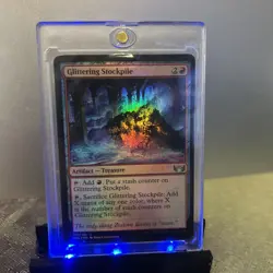 MTG Glittering Stockpile (Foil) - Streets of New Capenna (SNC) #107 MTG - Image 1