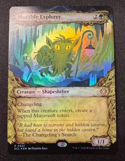 🌈 Mutable Explorer - Showcase FOIL - Lorwyn Eclipsed MTG - NM - Image 1