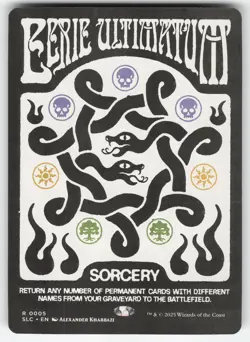 Eerie Ultimatum 5 R MTG Secret Lair Countdown Kit NM - Image 1